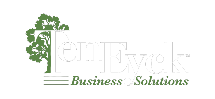 Ten Eyck Business Solutions Logo (White Transparent)